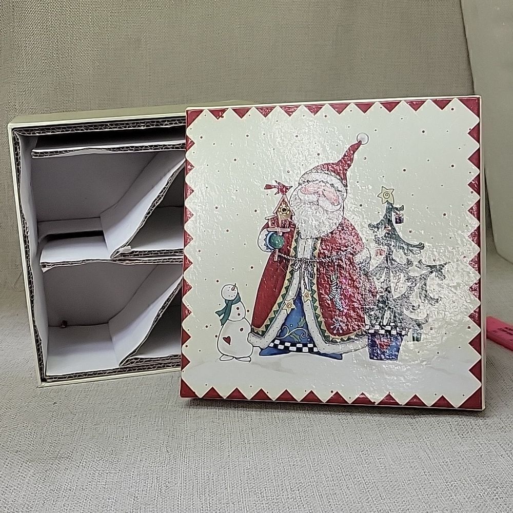 3 Living Quarters Santa Mugs 5"Tall 3.5" Wide with original box - Picture 9 of 9